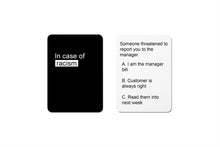 Load image into Gallery viewer, In Case of Racism: Card Game